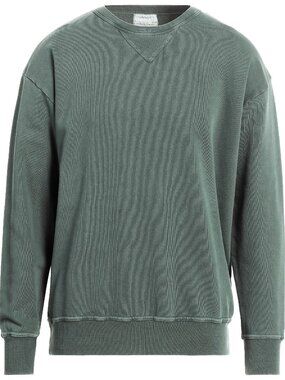 NWT -PETROL LOOPBACK FRENCH TERRY SWEATSHIRT by CROSSLEY Italy